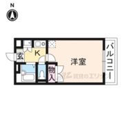レオパレス二上の間取り画像