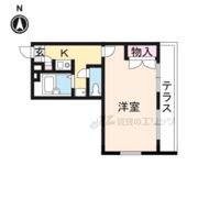 レオパレス二上の間取り画像