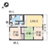 ラシェーヌの間取り画像