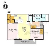 RETORIA瓦口CRESTの間取り画像