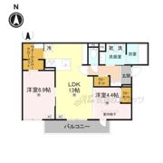 RETORIA瓦口CRESTの間取り画像