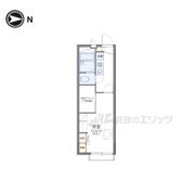 レオパレスブルーメの間取り画像