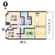 プレミスト奈良三条通りの間取り画像