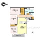 VILLA CALMAの間取り画像