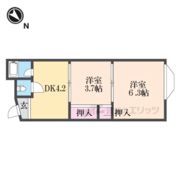 若葉荘の間取り画像