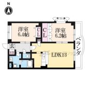 ウィルコートⅡの間取り画像