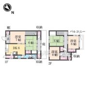 北新町14-45テラスハウスの間取り画像