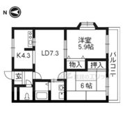 冨岡ハイツの間取り画像