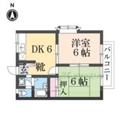 エステートピア築山二番館の間取り画像