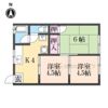 マンション甘樫の間取り画像