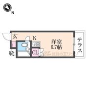 亀井一号館の間取り画像