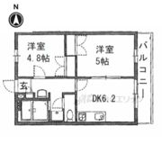 レオパレス浪漫の間取り画像