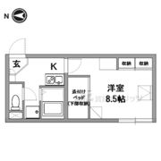レオパレスルイソウの間取り画像