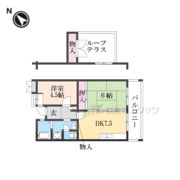 奈良青山一丁目団地03号棟の間取り画像