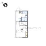 レオパレスフローレス州見台の間取り画像