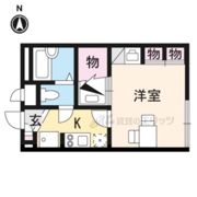 レオパレスグッドウエストの間取り画像