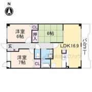 グレースコート恋の窪の間取り画像