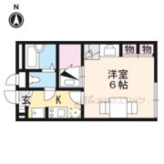 レオパレス八条Ⅲの間取り画像