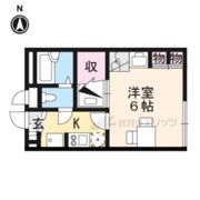 レオパレスプランタの間取り画像