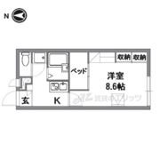 レオパレスプルメリアの間取り画像