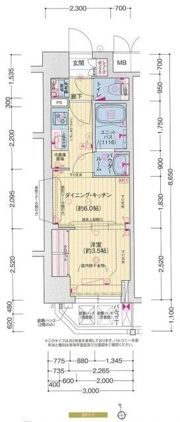 プレサンス木場公園の間取り画像