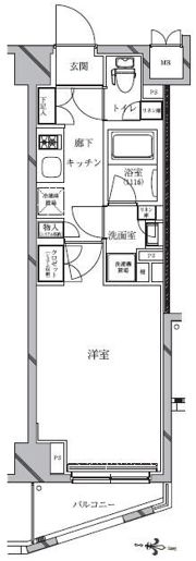 Il fiore都立大学の間取り画像