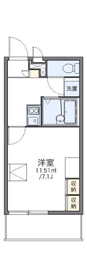 レオパレスマリオンの間取り画像