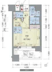 プレサンス名古屋STATIONビジュの間取り画像