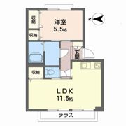 メゾンハリマの間取り画像