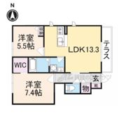 ファミールなかいの間取り画像