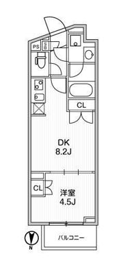 LIME RESIDENCE SHINAGAWA EASTの間取り画像