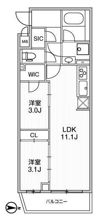 LIME RESIDENCE SHINAGAWA EASTの間取り画像