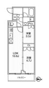 LIME RESIDENCE SHINAGAWA EASTの間取り画像
