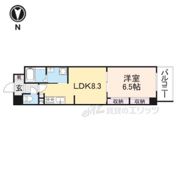 三条本町咲かすの間取り画像