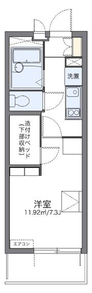 レオパレスマローネの間取り画像