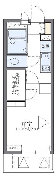レオパレスマローネの間取り画像