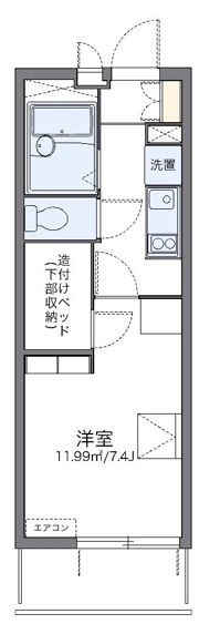 レオパレスマローネの間取り画像