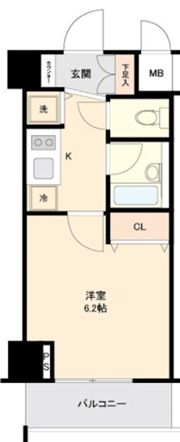コンシェリア・デュー勝どきの間取り画像