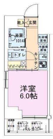 茅場町レジデンス壱番館の間取り画像