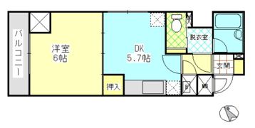 マンション高田館の間取り画像