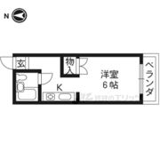 山岡ハイツの間取り画像