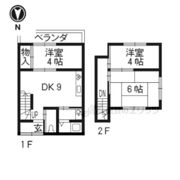 開町5-8貸家の間取り画像