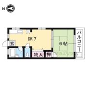 寺田ガーデンハイツ1番館の間取り画像