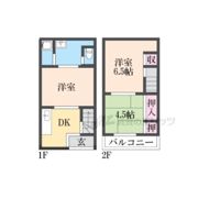 小倉町南堀池66-17 貸家の間取り画像