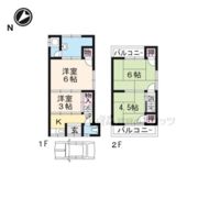 小倉町新田島7-5貸家の間取り画像