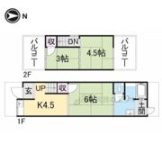神明宮北9-13貸家の間取り画像
