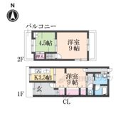 小倉町南浦21-138貸家の間取り画像
