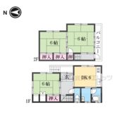 枇杷庄大堀42-21貸家の間取り画像