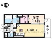 シンフォニー久津川の間取り画像