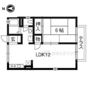 セジュール伊勢田の間取り画像